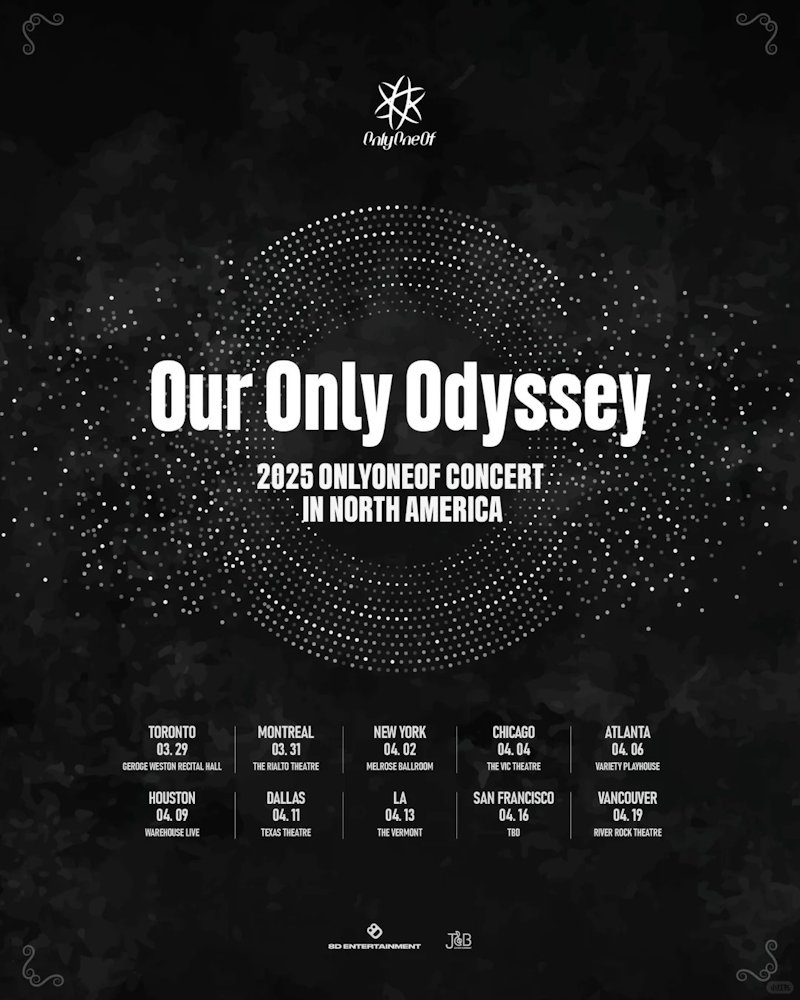 OnlyOneOf加拿大演唱会