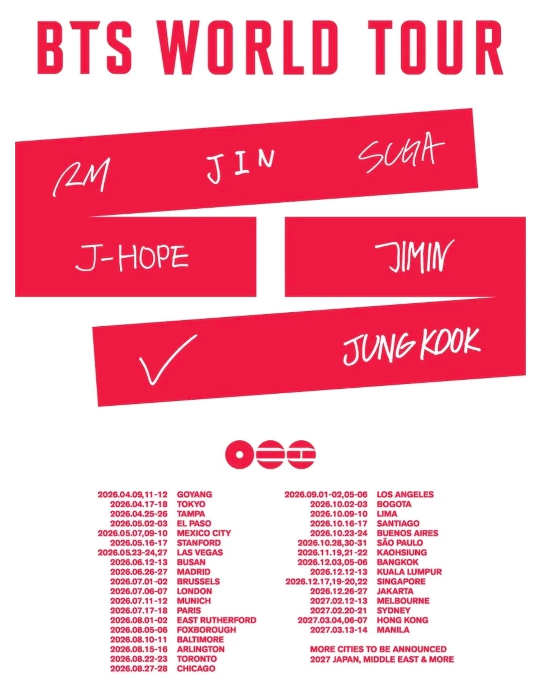 BTS少年防弹团多伦多演唱会