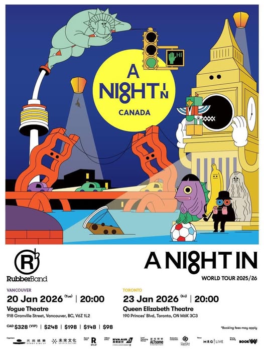 RubberBand加拿大演唱会